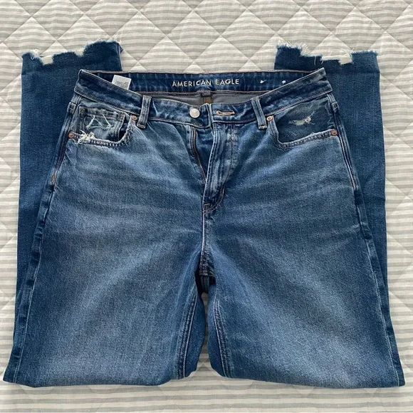 American Eagle Outfitters Strigid Mom Jeans - Picture 2 of 9